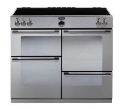 STOVES  Sterling 1000Ei Electric Induction Range Cooker - Stainless Steel